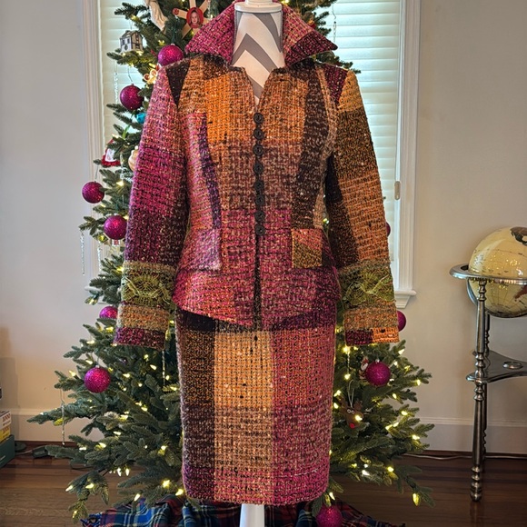 Vintage Christian Lacroix tweed suit - Picture 1 of 10